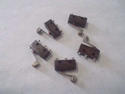 HONEYWELL 111SM2-T SWITCH,PRECISION SPTD,5A,250VAC SUB-MINIATURE,BASIC(LOT OF 5)