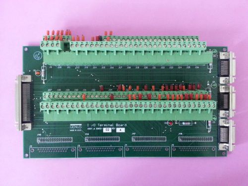 GENUS P/N 30602-02 I/O TERMINAL BOARD , USED