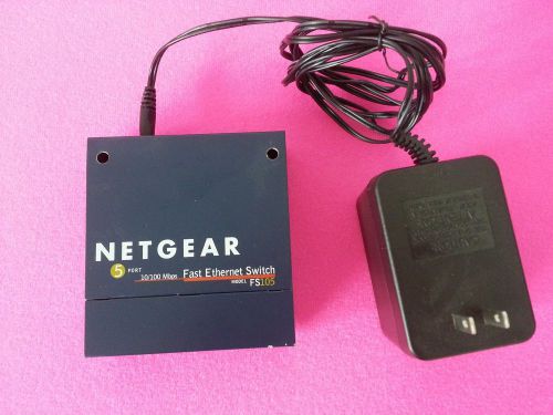 NETGEAR FS105 10/100 DESKTOP SWITCH, USED