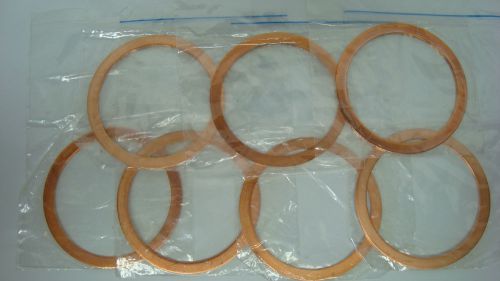 Lot of 7 MDC Vacuum Prod. #191013 Copper Gaskets for 6&#034; CONFLAT® Flange *NOS