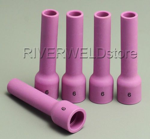 5p 53N60XL 6L# TIG Long Aluminia Ceramic Nozzle for WP 9 20 25 welding torch