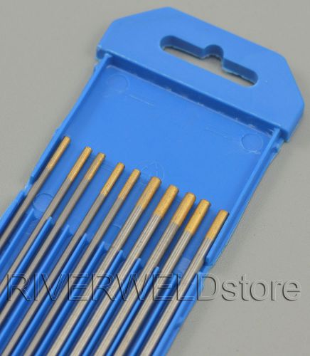 1.5% Lanthanated WL15 TIG Welding Tungsten Electrode Assorted Size 3/32~1/8,10PK