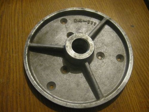 6&#034; Faceplate w/ 1&#034; threaded bore 8tpi (Delta) cast aluminum