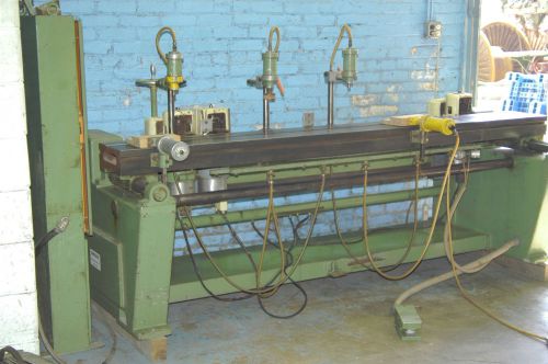 Maka 3 head horizontal chisel mortiser for 8 foot doors rdb5 rebuilt heads for sale