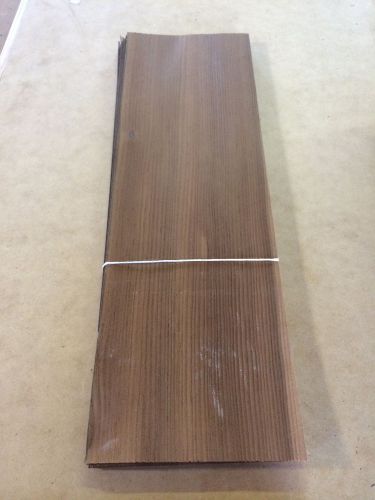 Wood Veneer Fumed Larch 7x24 22pcs total Raw Veneer  &#034;EXOTIC&#034; FLA3 10-24