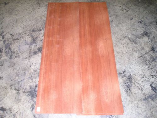 Makore Veneer. 13.5 x 45, 9 Sheets.