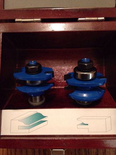 Rail &amp; Stile Router Bit Set - NIB