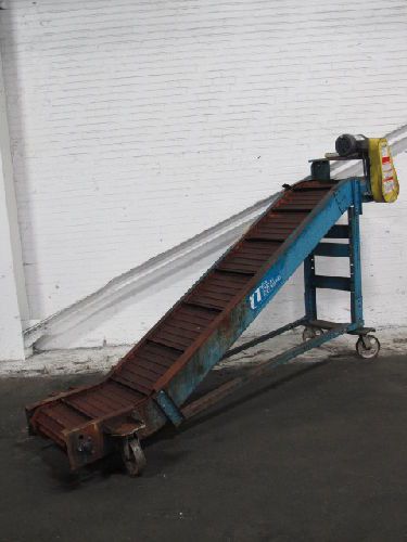 NEW LONDON ENGINEERING T3,21/2&#039;&#039;, 741 INCLINE CHIP CONVEYOR 17&#039;&#039; BELT