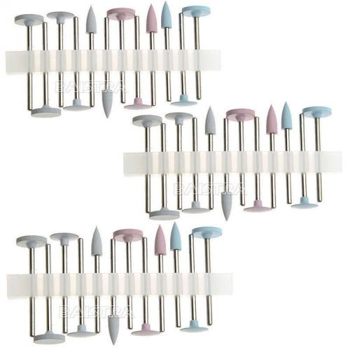 3Pack Dental Porcelain teeth polishing kit HP 0312 Used for low-speed Handpiece