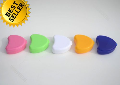 5x Packs Denture Retainer Box Case Assorted Color