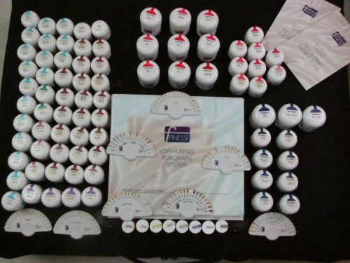 80 Bottles of Finesse Porcelain and More for Dental Lab