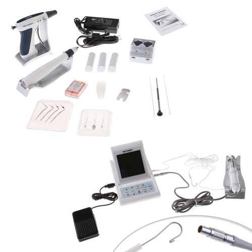 Dental cordless gutta percha obturation system heated pen gun + 2in1 endo motor for sale