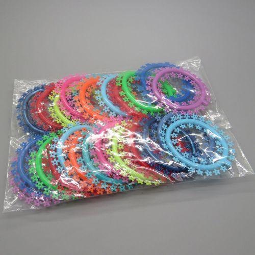 1 Pack Dental Orthodontic Ligature Ties Flower Style(1000pcs)