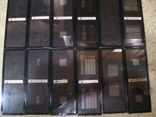 Qty 12 Titmus optical tester vision slides lot of 12