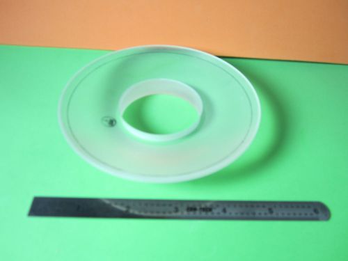 OPTICAL PARABOLIC CONCAVE HOLED GLASS WINDOW LASER OPTICS BIN#D2-01