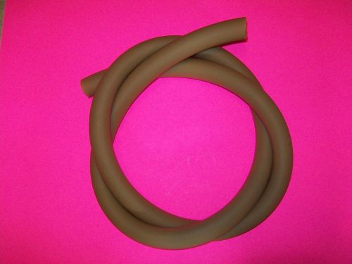 50 feet 3/8&#034; ID x 1/8 w x 5/8&#034; OD Heavy Duty Natural Latex Rubber Tubing