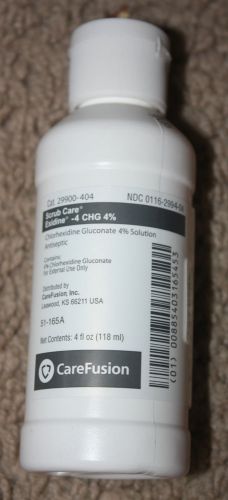 New Genuine CareFusion Scrub Care Exidine -4 CHG 4% 4 oz Antiseptic NOT EXPIRED