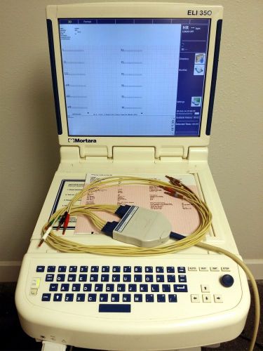 Mortara ELI 350 12 Lead Interpretive EKG ECG *See cosmetics