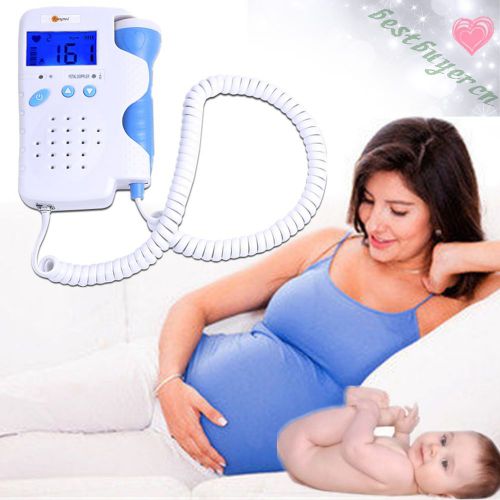 Hot sale lcd display fetal doppler baby heart monitor 3mhz with speaker ce for sale