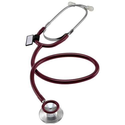 New - mdf® dual head lightweight stethoscope - burgundy napa - free shipping for sale