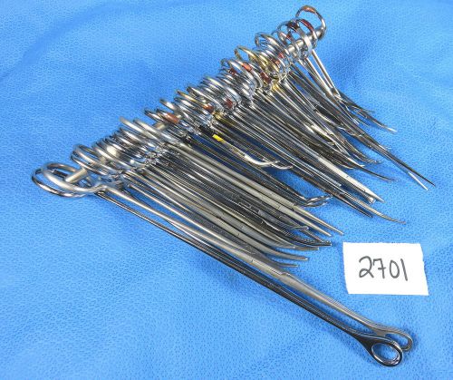 ENT Surgical Forceps and Clamps Set (39) Pieces Storz, V. Mueller, Sklar