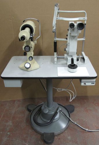 Bausch &amp; Lomb Keratometer,Carl Zeiss Jena Ophthalmic Slit Lamp Examination Unit