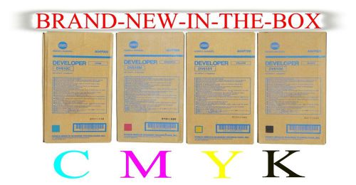 Konica C6000/C7000/C6501/C5501/C6500/C5500 DV-610 CMYK DEVELOPERS FULL SET