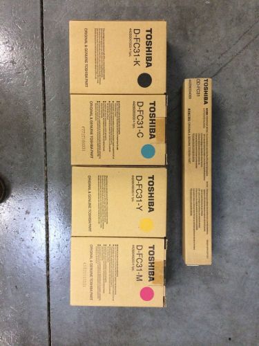 GENUINE Toshiba D-FC31 Toner SET *** Free Drum Unit ***