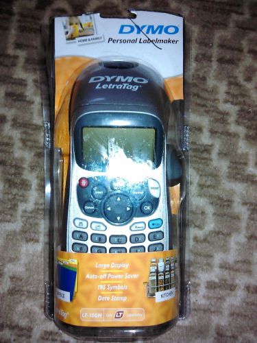 Dymo Personal Label Maker LetraTag Lt-100h Used 1 Time . Original Package.