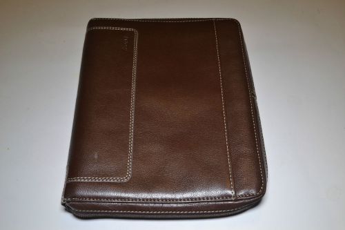 Filofax a5 holborn zip in brown for sale