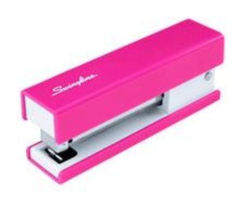 Acco Swingline Fashion Runway Stapler Solid Pink