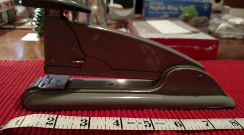 Swingline Large Stapler Vintage Art Deco Gray Metal Long Island NY