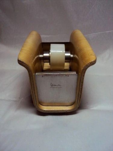 Michael Graves Wood Tape Dispenser -  3&#034; x 4.5&#034; - &#034;Mid-Century&#034; Theme Design