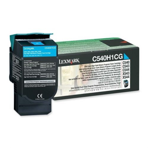 LEXMARK - BPD SUPPLIES C540H1CG CYAN TONER CARTRIDGE HIGH YIELD