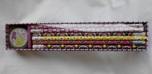 Vera Bradley WATERCOLOR Pencil Box Set NEW WITH TAGS f