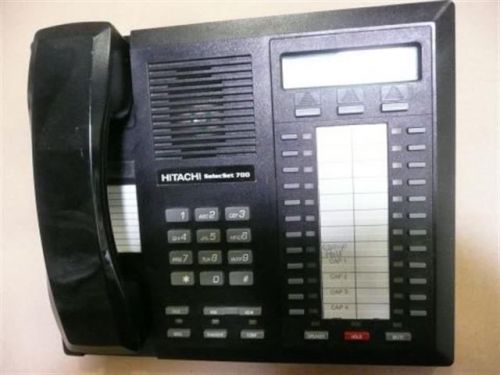 Hitachi SelecSet 700 7424S-GT Black 24 Button Display Speaker Phone