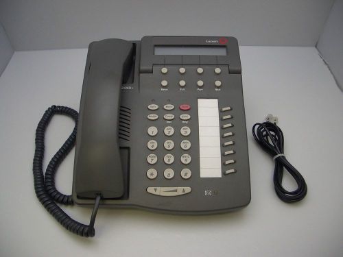 Avaya / lucent 6408d+ grey business office phone with footstand 6408d01a-323 for sale