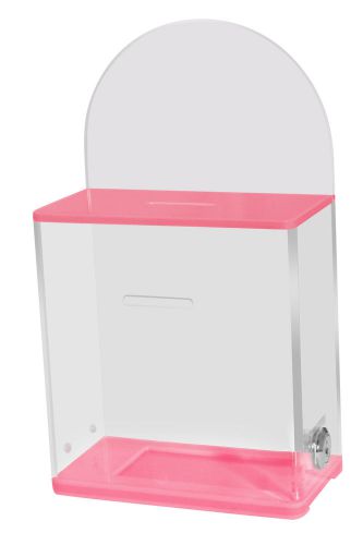 Locked Donation Box w/ Back Wall &amp; Display Area