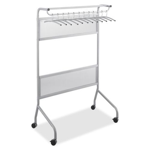 Impromptu Garment Rack, Steel, 40-1/4w x 29-3/4d x 58-3/4h, Gray