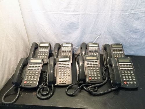 Lot of 8 nec etw-16dc-2 business telephones for sale