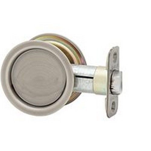 NIB 12/PACK KWIKSET CORPORATION 33415A RND ROUND POCKET DOOR PASS STN NKL