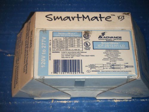 NEW SEALED ADVANCE SMARTMATE BALLAST ICF2S13H1LDK   $12.99      FREE SHIPPING