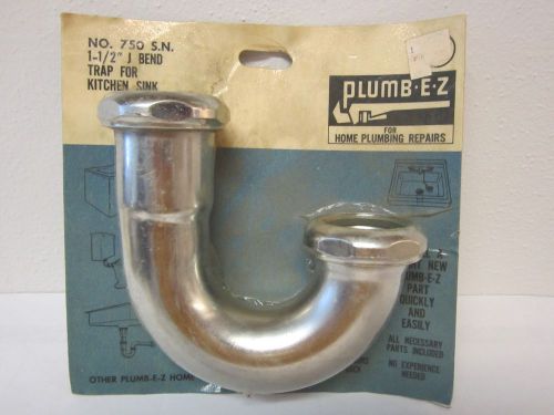 No.750 S.N.  1-1/2&#034; J Bend  P-Trap 1960  *NEW*