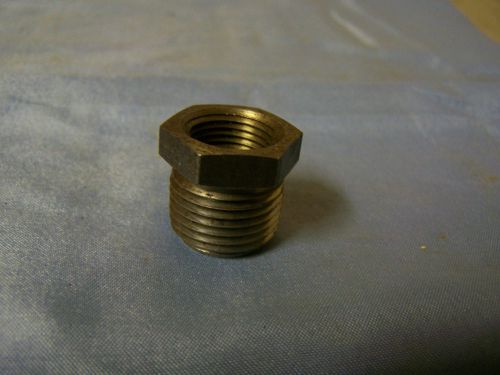 Malleable Black Iron Bushing 1/2&#034; X 3/8&#034; NPT - Qty. 5