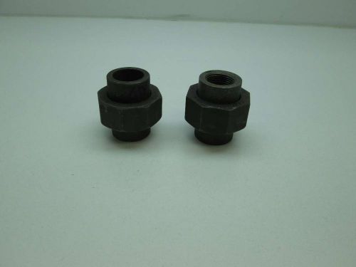 Lot 2 new na assorted ml-bd sa/a105 3/4in union pipe fitting d397192 for sale