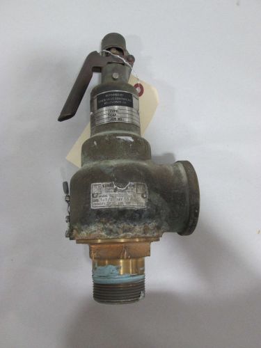 KUNKLE 6021HG01-LM 50PSI 1-1/2IN NPT 2720LB/HR BRONZE RELIEF VALVE D382396