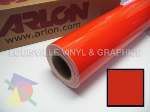 1 Roll 24&#034; X 50yd Tomato Red Arlon 5000 Sign Cutting Vinyl