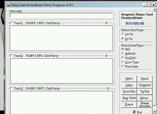 MSR 805 Magnetic Card Encoder Software MSR206 MSR605 MSR805 W/ USB Drivers