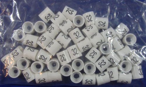 50 mini slip on size markers - size 32 retail store supply hanger garment hanger for sale