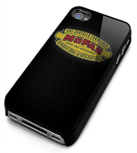 MOPAR Old Chrysler corpration Logo For iPhone 4/4s/5/5s/5c/6 Black Hard Case